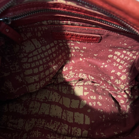 Liebeskind Burnt Orange Leather Crossbody Handbag - Picture 6 of 10